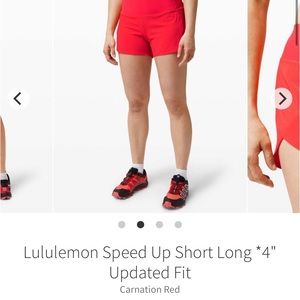 Red Carnation Lululemon Speed Ups